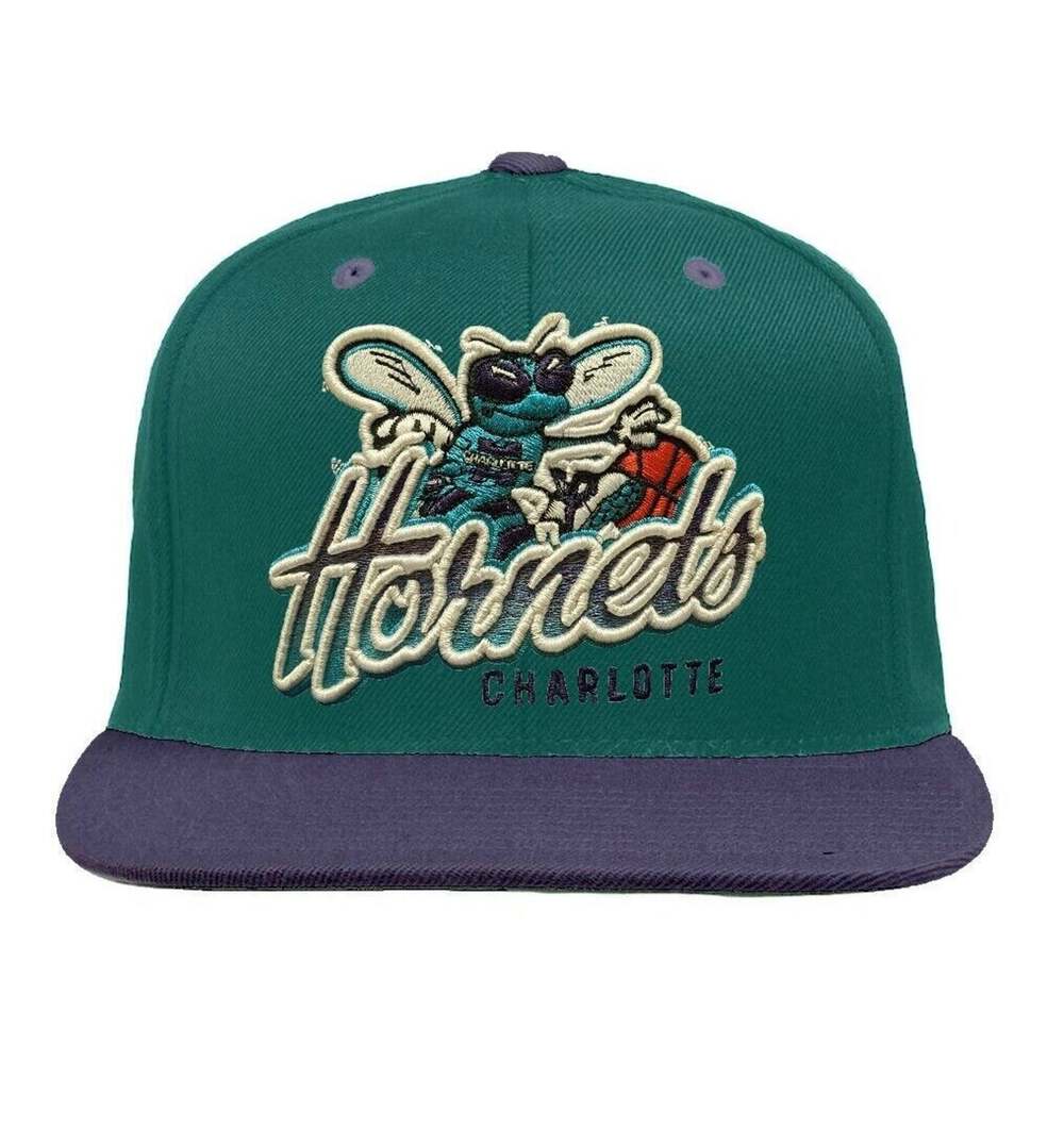 Vintage 47' Brand NBA Two-Tone Tricky Lou Charlotte Hornets Snapback Hat/Cap-NWT
